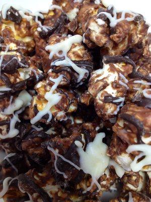 Triple chocolate covered Kettle Corn