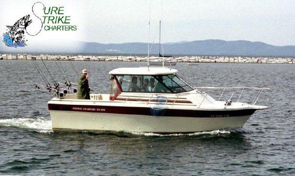 Fish Vermont with Sure Strike Charters, LLC on beautiful Lake Champlain