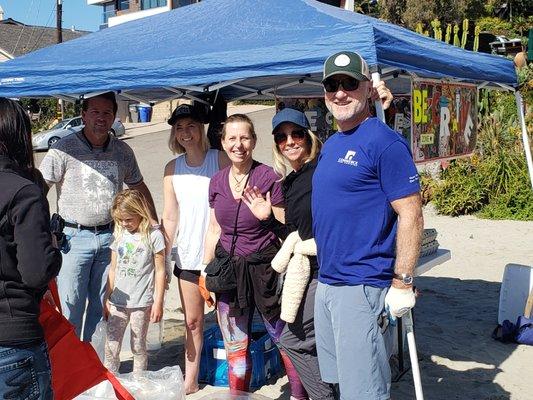 Volunteering forMoonlight  Beach Cleanup