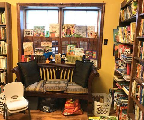 Spend some time reading to your child in our Kids' Corner!