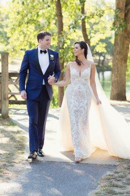 This Berta wedding dress is to die for!