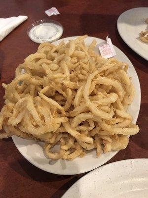 Onion rings! The only ones I like.