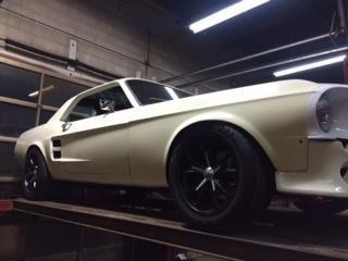 Custom Exhaust on a '67 Ford Mustang