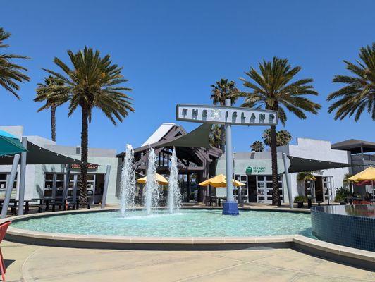 Central water feature, The Island, Carlsbad, Ca