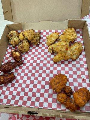 Wings - traditional & boneless, in Buffalo, sweet chili, bbq, & garlic parm