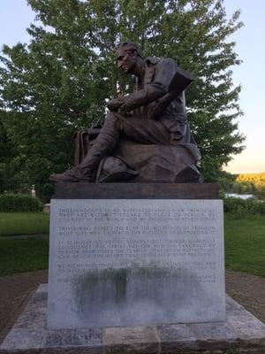 Thomas Paine memorial from 1912