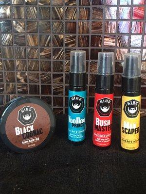 Some of our men's facial hair products. Gotta take care of those beards guys!