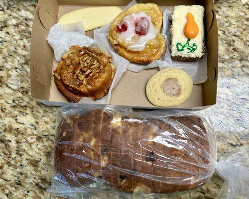 The baked goods that I bought