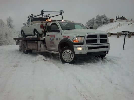 towing in the snow in albuquerque new mexico