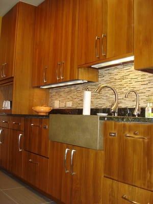 Remodeled galley kitchen in a Gold Coast Condominium