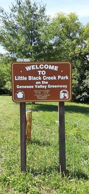 Little is an understatement. Don't blink, you'll miss the park.