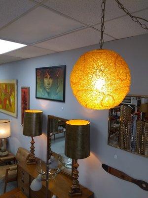 Vintage Lucite Hanging Light