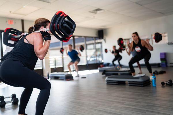 Inside Haddonfield Fitness, a boutique fitness studio in Cherry Hill, New Jersey.