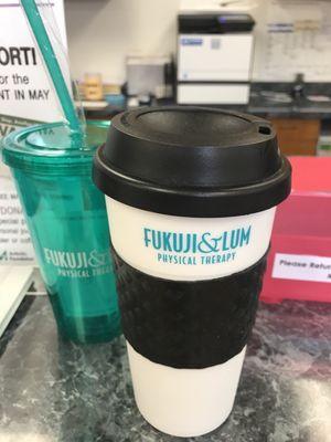 For a $10 donation, you can choose a reusable coffee tumbler or tumbler!