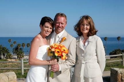 A perfect wedding overlooking the sea!