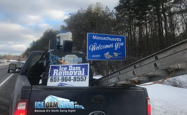 On the road to Massachusetts, where we've sent crews at various times over the years.