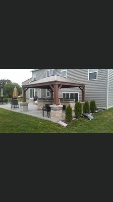 Covered Bar/Patio Installation