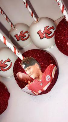 Kansas City Chiefs Decorated Kandi Apples