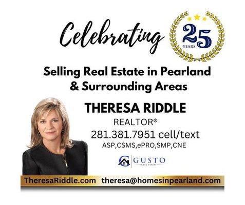 Celebrating 25 years of selling real estate!