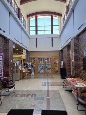 The atrium.