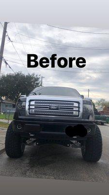 Before grille