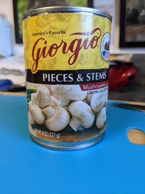 Giorgio Fresh canned mushrooms