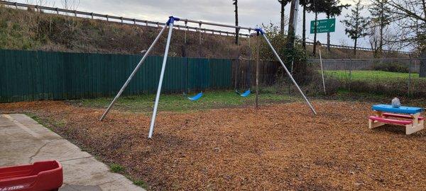 New swing set for the kids