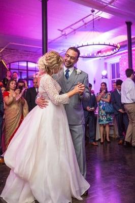 First dance never looked so sweet! Our couples are the highlight of our lives! So happy to see their smiling faces!