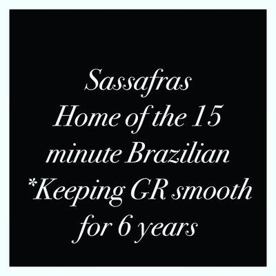 Brazilian wax in 15 minutes or less!