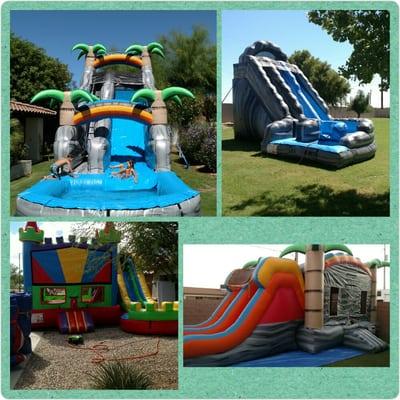 Some of our equipment most can be converted into dry or wet slides