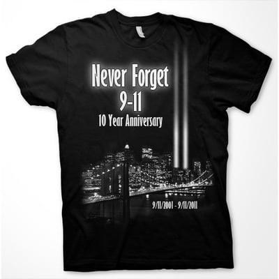 Our tribute shirt to the 10 year anniversary of 9/11.