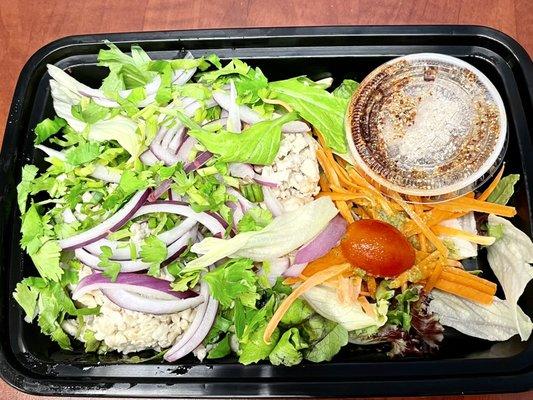 Thai Chicken Salad (Larb) - $8 - for carry out always get dressing on the side. The dressing is AMAZING - the spicy ZING makes the dish.