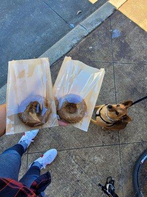 Vegan/GF Pumpkin cold brew donuts!