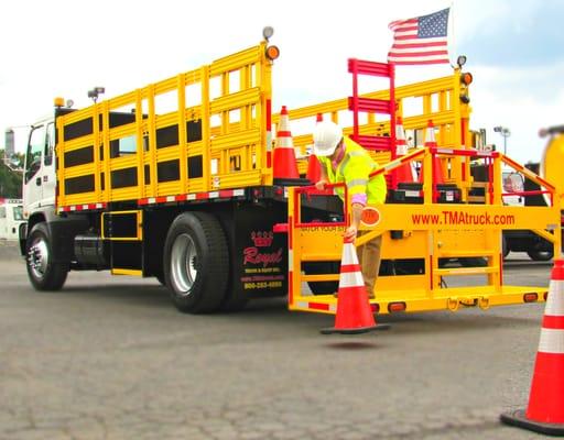 Royal Truck and Equipment Safety / Cone Truck is top of the line for our industry.