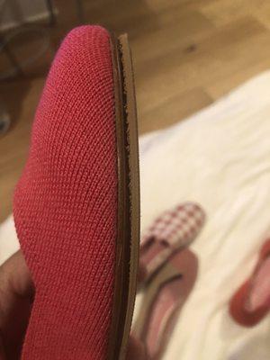 Sole protector should not look like this.