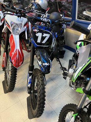 In stock dirt bikes