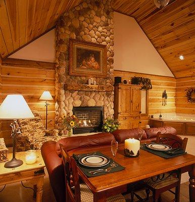 Luxury log cabins at Cabins & Candlelight