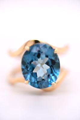 Beautiful blue topaz!