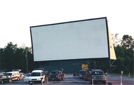 Giant outdoor movie screen