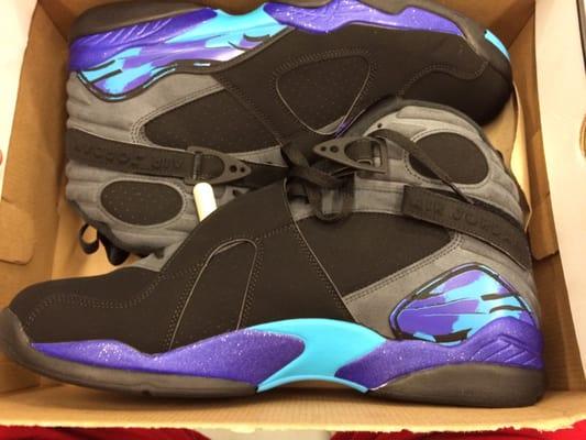 Found these Aqua 8s, too bad size 15