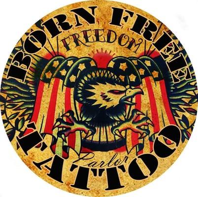 Born Free Tattoo Parlor Logo