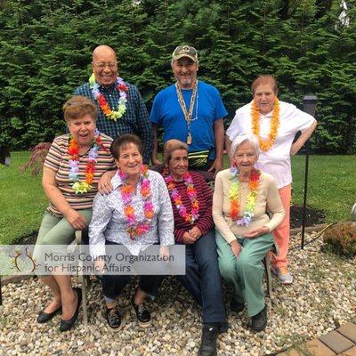 The Group of Seniors from Morristown enjoyed a day of fun in the sun with a pool party!