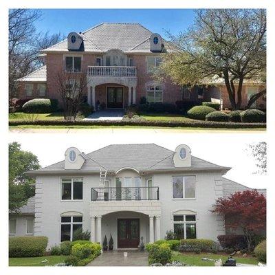 White Wash - Full Coverage & Cast Stone Cleaning/Staining