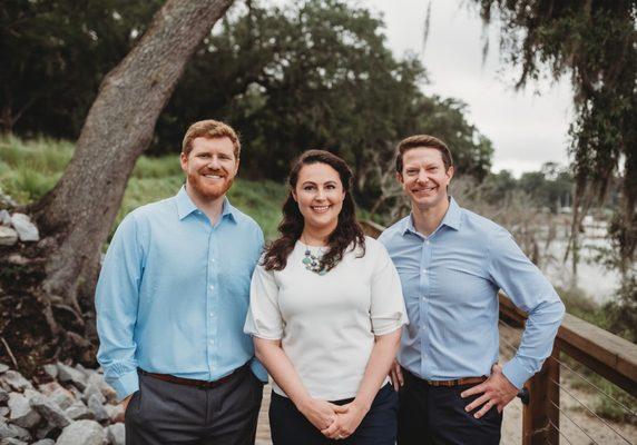 Dr. Gavin Fox, Dr. Katie Solomon, Dr. Travis Fiegle