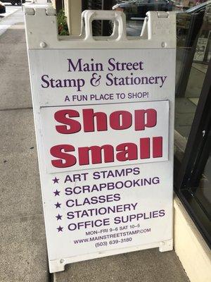 Support small businesses!