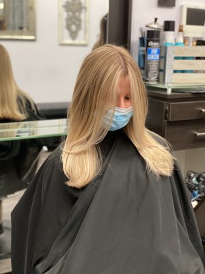 Teased Balayage