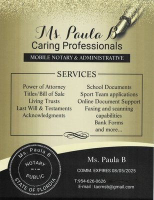 Caring Professional Mobile Notary