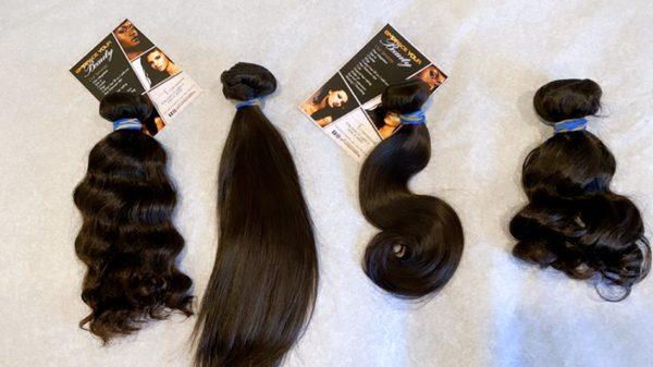 Virgin hair bundles available from 12" to 30"