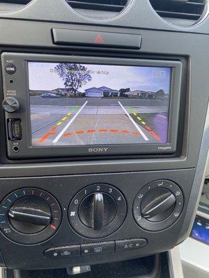 New back up camera thank You geek squad