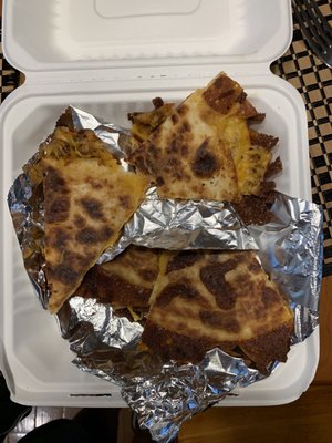 Burned quesadilla